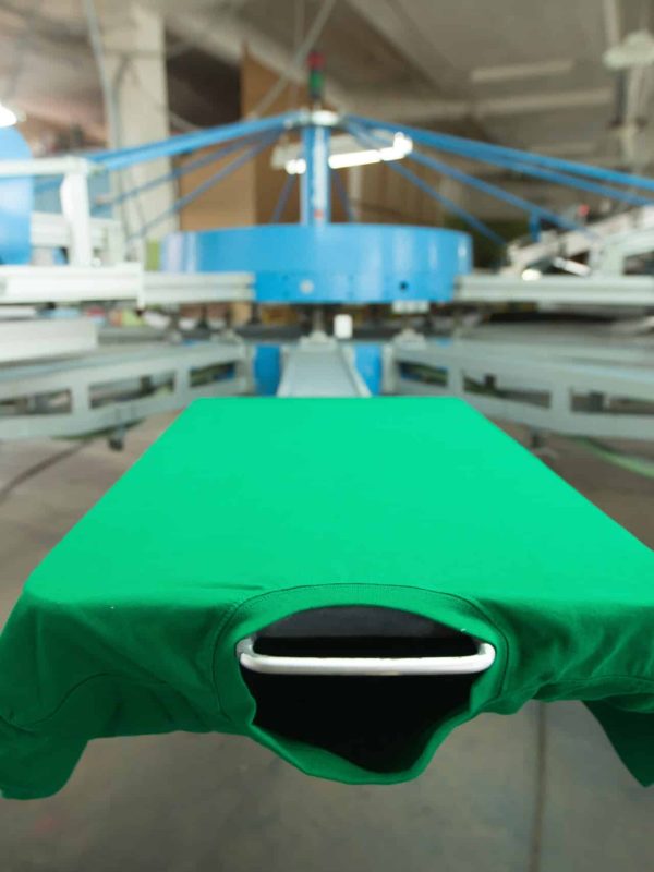 Green,T-shirt,Silk,Screen,Printing,Machine,,Look,Of,The,Mock